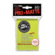 50ct Pro-Matte Bright Yellow Standard Deck Protectors