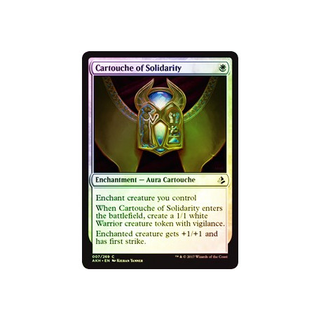 Cartouche of Solidarity - Foil