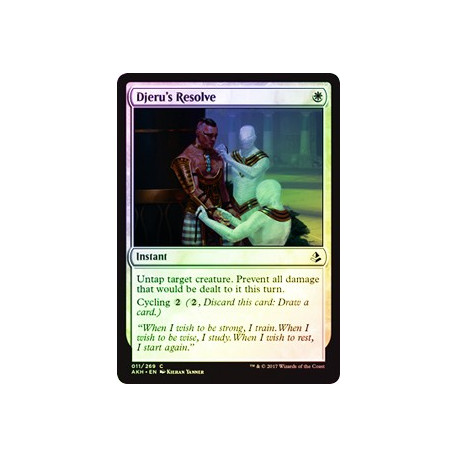 Djeru's Resolve - Foil