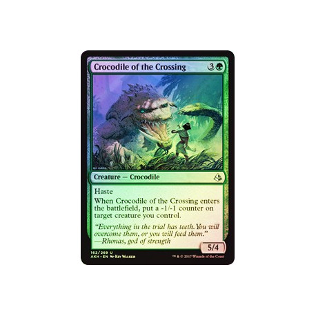 Crocodile of the Crossing - Foil