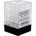 Chessex - D6 Brick 12mm Translucide Dice (36) - Clear