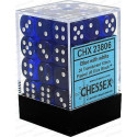 Chessex - D6 Brick 12mm Translucide Dice (36) - Blue