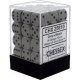 Chessex - D6 Brick 12mm Opaque Dice (36) - Ivory / Black