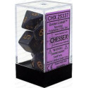 Chessex - Polyhedral 7-Die Set Speckled Dice - Golden Cobalt