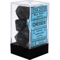 Chessex - Polyhedral 7-Die Set Speckled Dice - Blue Stars