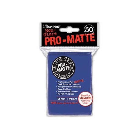 Ultra Pro - Pro-Matte Standard Deck Protectors 50ct Sleeves - Blue