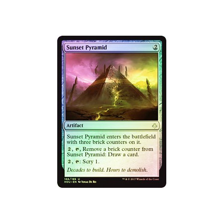 Sunset Pyramid - Foil