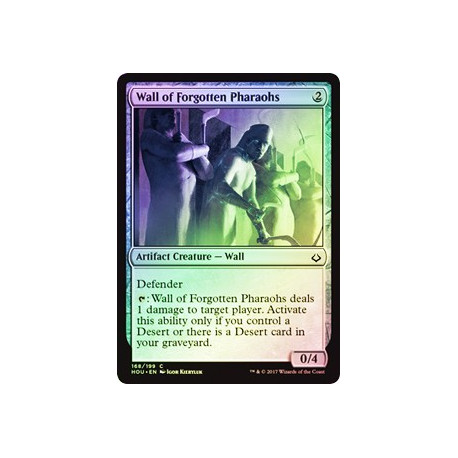 Wall of Forgotten Pharaohs - Foil