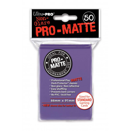 Ultra Pro - Pro-Matte Standard Deck Protectors 50ct Sleeves - Lila