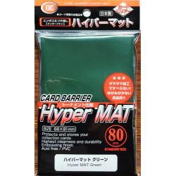 KMC - Hyper Mat Standard 80pz Sleeves - Green