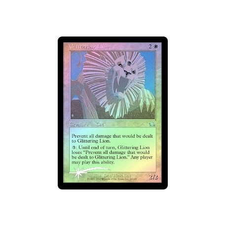 Lion scintillant - Foil