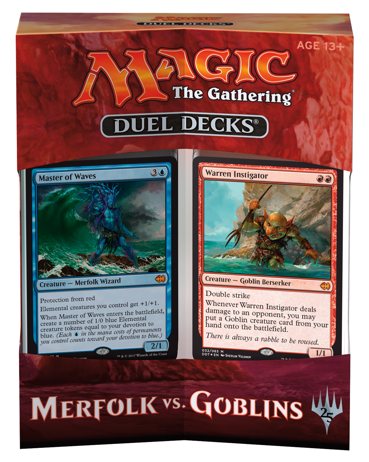 Merfolk vs Goblins MTG Sealed Magic the Gathering Duel Decks 