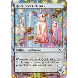 Quick-Stick Lick Trick