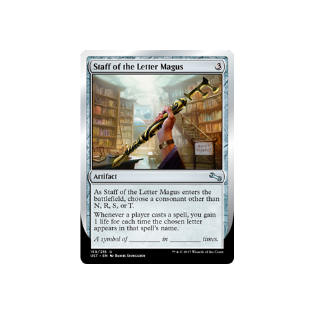 Staff of the Letter Magus - Foil