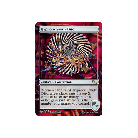 Hypnotic Swirly Disc - Foil