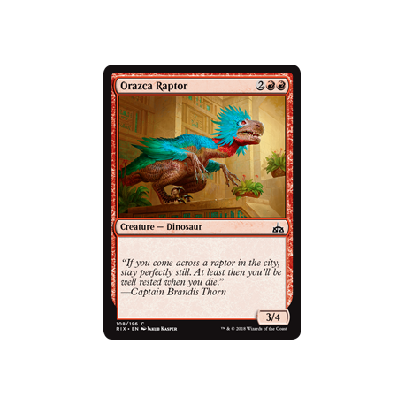 Raptor di Orazca - Foil