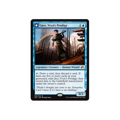 Vryn's Prodigy // Jace Telepath Unbound Foil NM-Mint English From t 1x Jace 