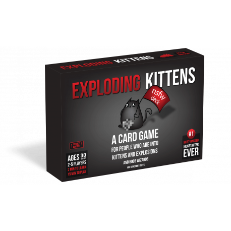 Exploding Kittens: NSFW Edition Asmodee Gioco da tavolo Gioco di carte Gioco  di società Gioco per adulti - Asmodee - Giochi di ruolo e strategia -  Giocattoli