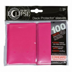 Ultra Pro - Pro-Matte Eclipse Standard 100ct Sleeves - Hot Pink