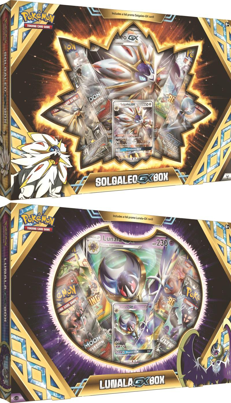 Pokemon Solgaleo Gx Lunala Gx Boxes Set The Mana Shop