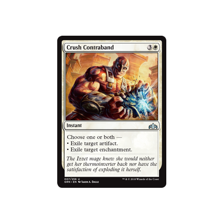 Écraser la contrebande - Foil