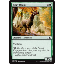 Okapi méfiant - Foil