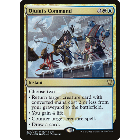 Ojutai's Command - Buy-a-Box Promo