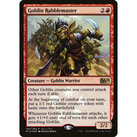 Goblin Rabblemaster - Buy-a-Box Promo