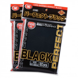 KMC - Standard 80 Sleeves - Perfect Black