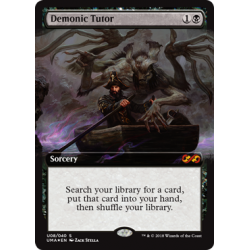 Demonic Tutor - Ultimate Box Topper
