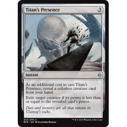 Présence du titan