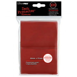 Ultra Pro - Standard 100 Sleeves - Red