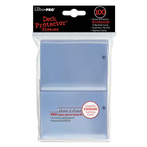 Ultra Pro - Standard 100 Sleeves - Clear - The Mana Shop