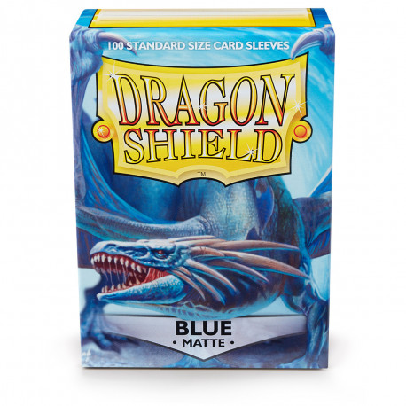 Dragon Shield - Matte 100 Sleeves - Blue 'Dennaesor'