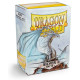 Dragon Shield - Matte 100 Sleeves - Silver 'Caelum'