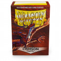 Dragon Shield - Matte 100 Sleeves - Crimson 'Logi'