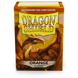Dragon Shield - Classic 100 Sleeves - Orange 'Pyrox'