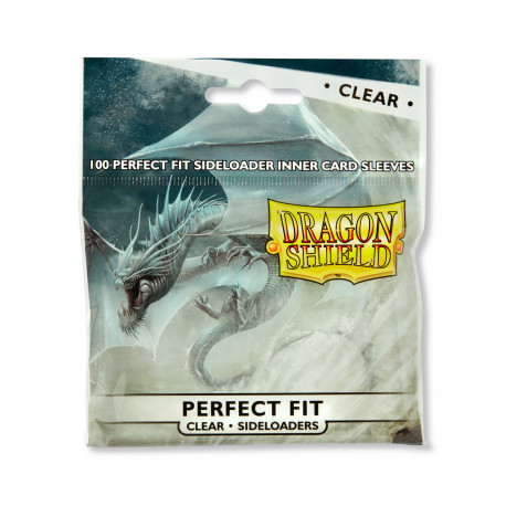 Dragon Shield - Perfect Fit Sideloaders Sleeves, 100ct - Clear
