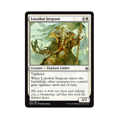 Loxodon Sergeant - Foil