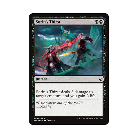 Sorin's Thirst - Foil