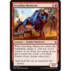 Manticora dell'Invasione - Foil