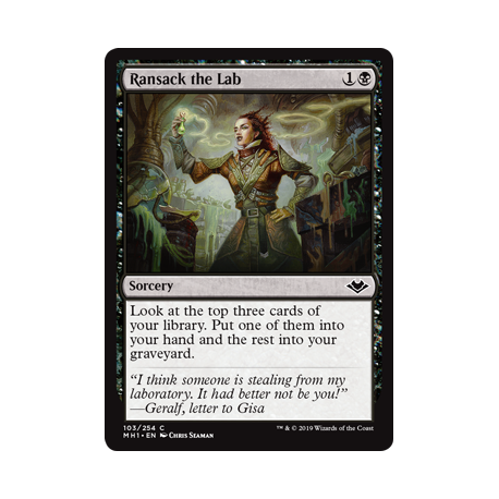 Saccage du laboratoire - Foil