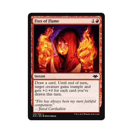 Poings de flammes - Foil