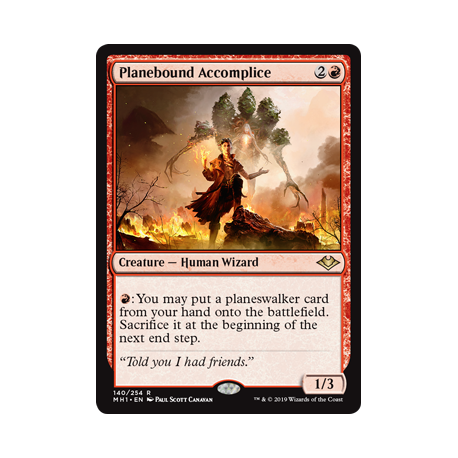 Planebound Accomplice - Foil