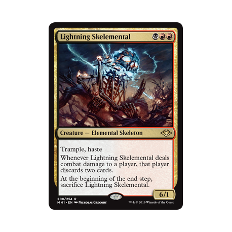 Lightning Skelemental - Foil