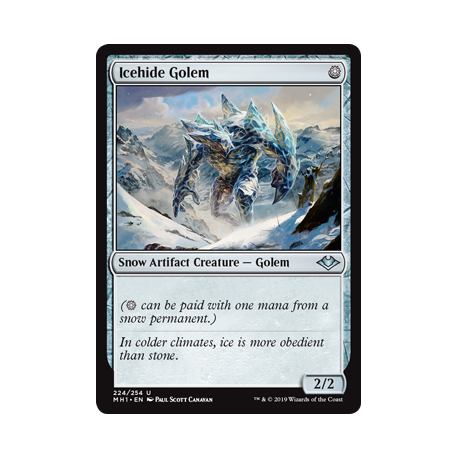 Icehide Golem - Foil