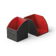 Dragon Shield - Nest Deck Box 100 - Black/Red