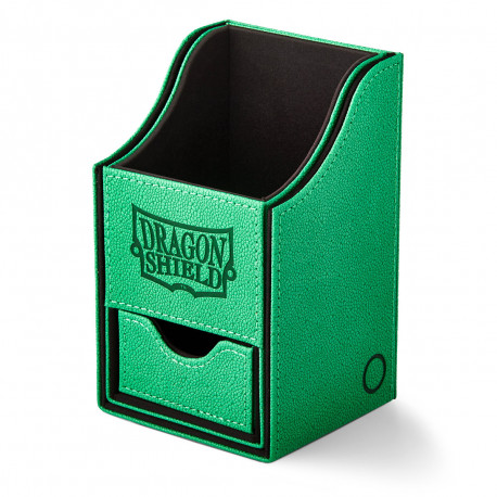 Dragon Shield Nest 100 Deck box Dice storage Black and Green NEW 