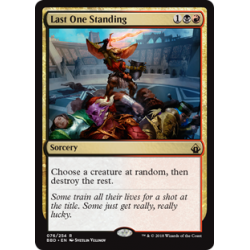 Last One Standing - Foil