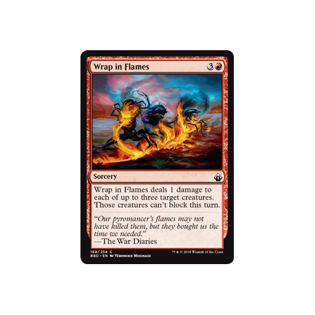 Wrap in Flames - Foil